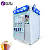 Distributeur automatique de thé au lait et de bubble tea avec bras robotique à 6 axes