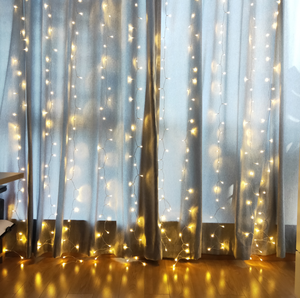 Đèn Giáng Sinh Trang Trí Ngoài Trời Rèm <span class=keywords><strong>Led</strong></span> Nhỏ Giọt 4 Mét 0.4-0.6M Đèn Dây Cột Cho Năm Mới Vòng Hoa Tiệc Cưới - Product Image 4