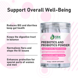 Probióticos y Prebióticos en Polvo Directo de Fábrica, Streptococcus Thermophilus, Normaliza la Diarrea, Mejora la Salud Intestinal, Apoya la Digestión - Product Image 5