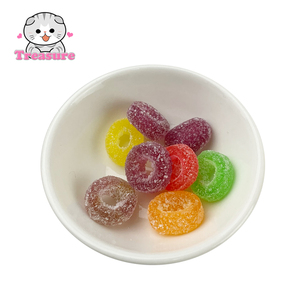 Rất hotsale item Halal Donut Shape Gummy kẹo Mix trái cây mềm kẹo bên kẹo phổ biến cho trẻ em - Product Image 2