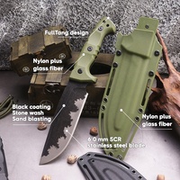 Couteau de survie de chasse en plein air TLHB04 de haute qualité, lame fixe pleine longueur, épaisseur de 5,0 mm, couteaux de camping et de bushcraft avec étui