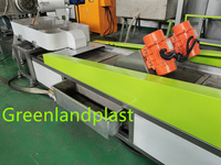 Machine de granulation par extrusion de déchets plastiques Greenlandplast 160 mm, ligne de pelletisation PP PE