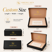Caja de Transporte Personalizada con Tiras Desprendibles, Cajas de Envío para Ropa, Caja de Embalaje con Diseños Creativos para Empacar Ropa