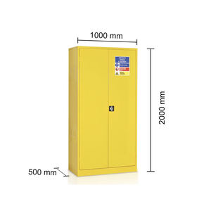 Tectnotelai ตู้นิรภัยประตูบานพับ1000x500x2000มม. สำหรับสีและตัวทำละลาย - Product Image 2