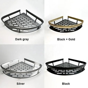 Nhôm nhà vệ sinh tam giác tắm Caddy tắm tổ chức phòng tắm bền góc kệ - Product Image 6