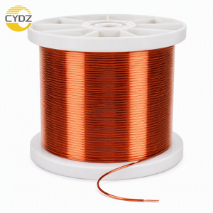 Fabriksprijs Massief Koperen Geleider Emaille Geïsoleerde Draad Klasse 200 Magneetdraad voor Elektromotor Spoel - Product Image 1