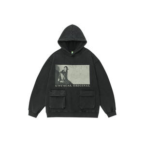 Sudaderas Lisas de Otoño, Tejido Grueso, Personalizadas con Estampado Gráfico DTG, de Poliéster/Algodón, para Fabricantes - Product Image 4