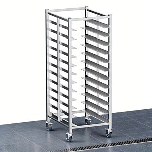 2026 premium kwaliteit roestvrijstalen en aluminiumlegering metalen dienbladrek bakwagen - Product Image 1