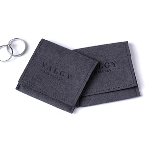 PandaSew Customize logo Printed Microfiber Cloth <b>Gift</b> Packaging for Necklace Ring Jewelry Pouch - Product Image 5