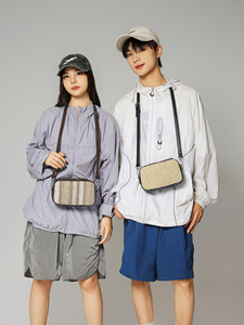 กระเป๋าคาดเอวสานทรงโบโฮกันน้ำ  สำหรับฤดูร้อน  แบบ unisex  ขนาดเล็ก  ใส่ของไปทะเลได้  พร้อมช่องใส่เหรียญ  ซิปปิด  ลดราคา - Product Image 3