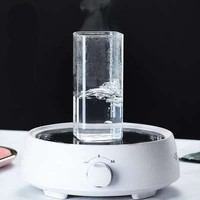 Gobelet carré transparent pour boissons, usage domestique, café et thé au lait, sans poignée, sans couvercle, design minimaliste moderne, simple couche