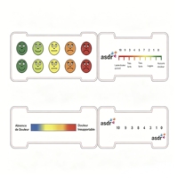 Diagramme médical personnalisé pour l'évaluation de l'échelle analogique visuelle (VAS)