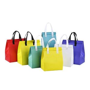 Bolsa Térmica para Llevar Comida, Reciclada, Sellada, con Aislamiento Térmico, de Tela No Tejida y Película de Aluminio, Resistente al Aceite - Product Image 6