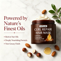 Après-shampoing Professionnel à l'Huile d'Argan, Biotine et Beurre de Karité pour Réparer les Boucles, Réduire les Pointes Fourchues et Maintenir l'Hydratation des Cheveux (Vente en Gros)