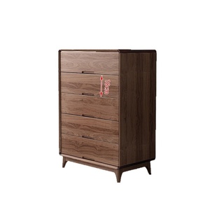Gabinete de almacenamiento de estilo nórdico de madera maciza, cajón de pie <span class=keywords><strong>para</strong></span> dormitorio moderno Simple con cajones elegantes, <span class=keywords><strong>armarios</strong></span> - Product Image 5