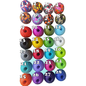 Fabbrica all'ingrosso Huiyerbo durevole EVA stile classico sostenibile cavo palla per animali domestici aggressivo per la pulizia dei denti giocattolo da masticare - Product Image 1