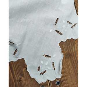 Mariagraziadente Double King Size Bed Linen <b>Sheets</b> with Embroidered <b>Pillowcases</b> 6pc <b>Set</b> Soft Striped Flat Fitted Home Use - Product Image 6