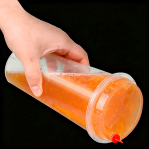 कस्टम लोगो ने लिड्स के साथ डिस्पोजेबल प्लास्टिक कप प्रिंट किया 12 औंस 16 औंस 24 औंस 24 औंस पी पी पी पी पी पी पी पी पी पी पी पी सी स्पष्ट - Product Image 3