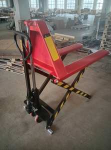 Transpaleteira Hidráulica Manual Pequena para Elevação de Carga, Carrinho Hidráulico de Elevação Alta, Transpaleteira Tipo Tesoura 1T - Product Image 2