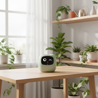 Pot Bunga Pintar Pet Planter AI-Powered Intelligent Planter 7 Sensor Dilengkapi Wi-Fi Konstruksi Plastik Baterai 2000mAh Layar IPS 2 inci