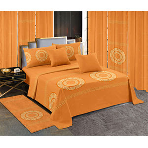 Set di Biancheria da <span class=keywords><strong>Letto</strong></span> Stampata in Poliestere 100% <span class=keywords><strong>con</strong></span> Tende, Misura King Size, 13 Pezzi, Vendita Calda, Basso MOQ - Product Image 1
