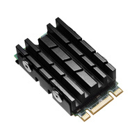 Pilote dur en aluminium M2 2242 personnalisé SSD Nvme dissipateur thermique en aluminium anodisé haute précision Service d'usinage CNC pièce tournante en métal