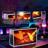 Boîte de protection en acrylique résistante aux UV pour boîte de collection TCG UPC, étui anti-poussière