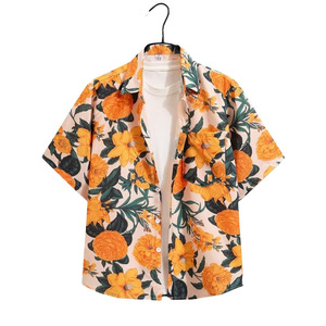 Camicia Casual da Uomo con Stampa Floreale Vacanza, Souvenir delle Bahamas, Florida, <span class=keywords><strong>Tenerife</strong></span>, Camicie da Spiaggia OEM/ODM - Product Image 6