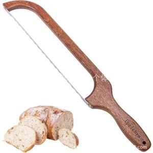 Uprichya Wooden <b>Bread</b> Cutter Bow Shape <b>Knife</b> For Household <b>Bread</b> Slicing - Product Image 3