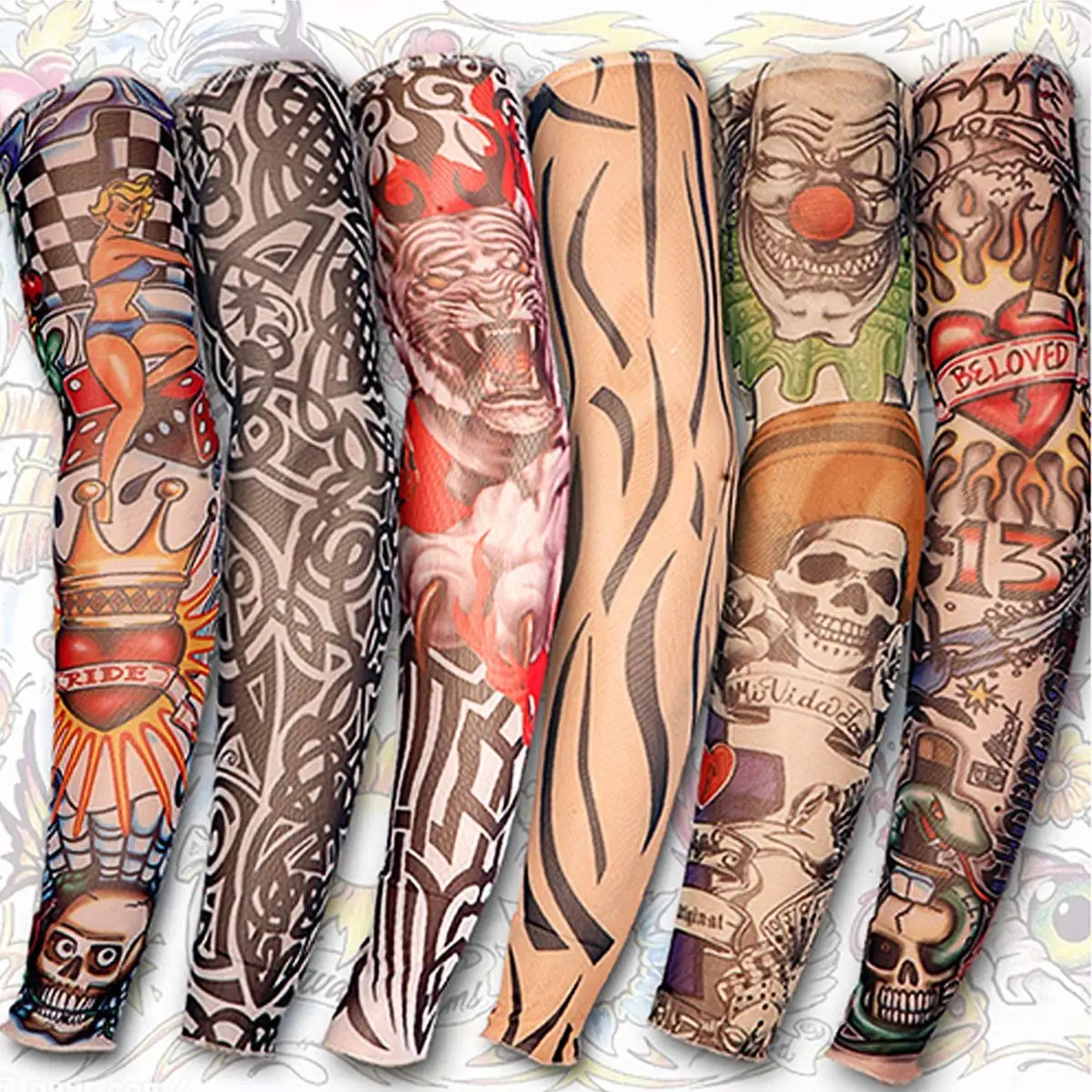 Tijdelijke Tattoo Mouwen Slip Tattoo Arm Sleeves