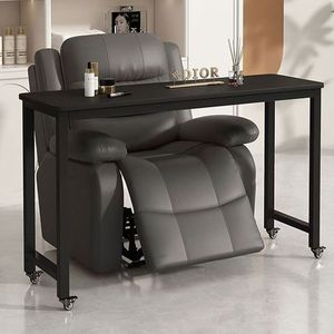 Mesa de Manicura Moderna de Lujo, Color Blanco, Dorado y Gris, Extraíble, de Madera, para Salones de Belleza, Marca QU MENG, Nueva Llegada - Product Image 2