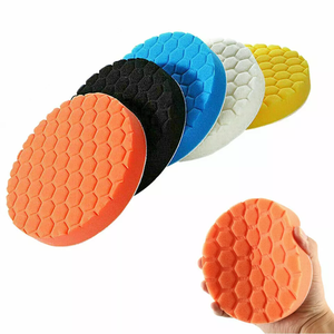 24h-USA Warehouse Shipping 5Pcs 6In Car Polishing Pad Foam <strong>Buffer</strong> For Waxing Finishing Buffing Wheel Essential Tool - Product Image 1