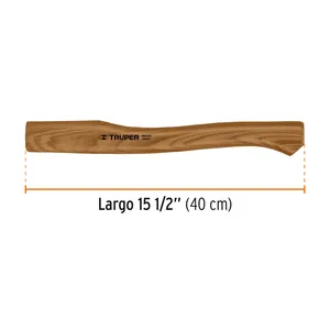 Hacha Europea MASTER 72 con Mango de Nogal Americano de 15 Pulgadas, 800g, TRUPER - Product Image 2