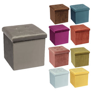 Bailey personnalisé salon meubles d'intérieur confortable loisirs pliant boîte de rangement pouf - Product Image 3