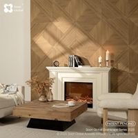 Panneaux acoustiques décoratifs Soon Global Arcadian Vortex 6 pièces 23,62x23,62 pouces pour studio d'enregistrement