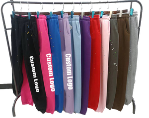 Pantalones Deportivos de Alta Calidad ATTIRE GEAR, Estilo Urbano, Logotipo Personalizado, 100% Algodón, Felpa, Estampados, Rectos, Casuales, con Cordón Ajustable, para Hombre - Product Image 1