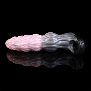 YC-2507 Housse pénienne en silicone creuse réutilisable, matériau en silicone, imperméable, adapté aux couples - Product Image 2