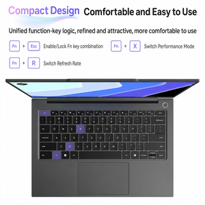Laptop Mechrevo 14 Gris Nueva, Core Ultra 5, 16GB, 1TB, IA, PC 11, Alta Calidad para Estudiantes y Oficina, Pantalla Dual - Product Image 2