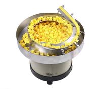 Nouvelle alimentation vibrante à cuve unique personnalisée pour petites pièces métalliques, disque vibrant multi-pistes, modèle Qisheng 220V/110V 50/60Hz, automatique en bois