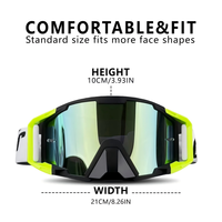 Vente en gros de casques et lunettes de moto personnalisés, nouveaux, avec protection UV, pour la course, le motocross, le tout-terrain, le VTT, le dirt bike, le ski, pour hommes et femmes