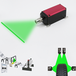 Módulo Láser de Línea Uniforme de Alta Potencia Integrado Rojo Verde Azul de 1000mw, Enfoque Fijo y Ajustable para Escaneo Industrial 3D - Product Image 4