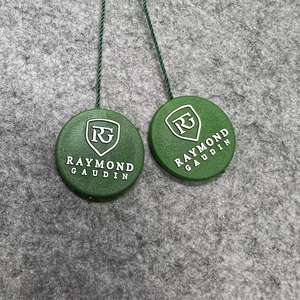 Joyería personalizada reloj plástico en relieve colgar etiqueta sello colgante Logo etiqueta cadena para botella tarro ropa reloj pelo etiqueta - Product Image 2