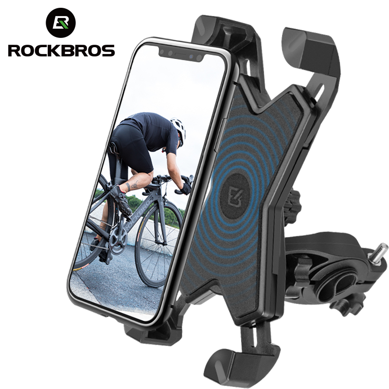 ROCKBROS-Soporte de teléfono Universal para bicicleta, accesorio giratorio para ciclismo