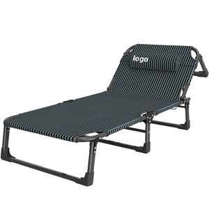 Venta caliente ligero ajustable plegable playa salón cama moderna portátil reclinable Camping cama al aire libre recreación muebles - Product Image 1