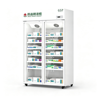 Réfrigérateur vertical pour pharmacie, armoire réfrigérée pour médicaments 2-8°C ℃   Armoire réfrigérée pour le stockage de médicaments médicaux pour pharmacie hospitalière