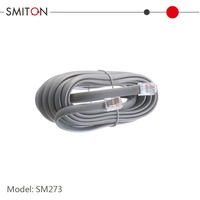 Cable de Extensión Telefónica de Cobre 26awg, Ri12 a Rj12 6P6C