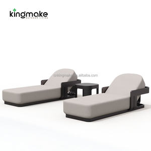 Lettino Prendisole di Lusso per Hotel con Cuscino ad Asciugatura Rapida, Resistente ai Raggi UV, Sdraio Regolabile per Piscina - Product Image 2