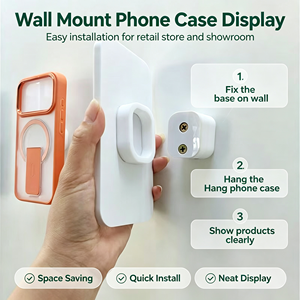 Espositore Magnetico da Parete in Acrilico per Custodie <span class=keywords><strong>Telefono</strong></span>, Supporto Personalizzabile con Logo per iPhone 17 Pro, Accessori per Negozi e Showroom - Product Image 3
