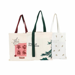 Qualité Eco Shopping Épicerie Travail Apprendre Camping Simple Épaule Multicolore Épais Coton Toile Sacs Fourre-Tout - Product Image 4