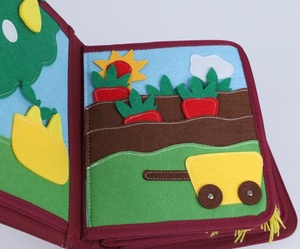 Livre éducatif pour nouveau-né, livre pliable en tissu, doux, idéal pour le transport précoce - Product Image 4